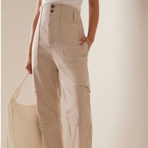 Isabel Marant Étoile Samson High-Waisted Cotton Pants NWT!!